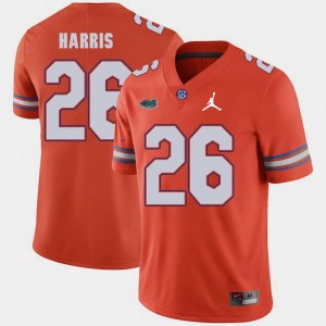 Replica 2018 Game Jordan Brand Marcell Harris Gators Jersey #26 Orange For Men's 850866-169
