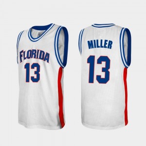 Alumni #13 Mike Miller Gators Jersey White College Basketball Men 666842-258