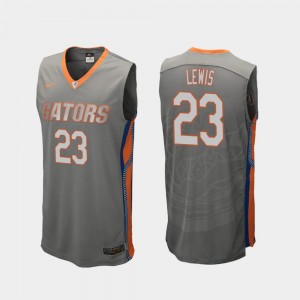 Scottie Lewis Gators Jersey College Basketball Replica Gray For Men's #23 248889-271