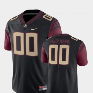 FSU Customized Jersey For Men #00 Black College Football 2018 Game 732989-711