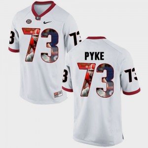 White Men's Pictorial Fashion #73 Greg Pyke UGA Jersey 847705-450