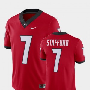 #7 Alumni Football Game Matthew Stafford UGA Jersey Red Player Mens 151831-580