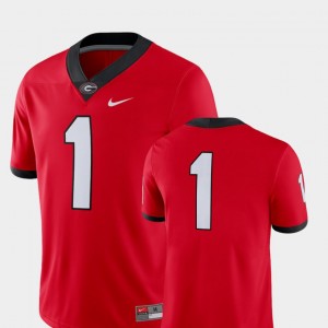 Red For Men College Football UGA Jersey 2018 Game #1 886934-449