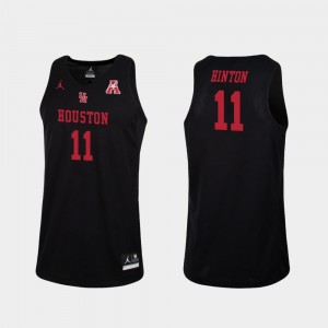Replica Black Nate Hinton Houston Jersey Mens College Basketball #11 453163-708