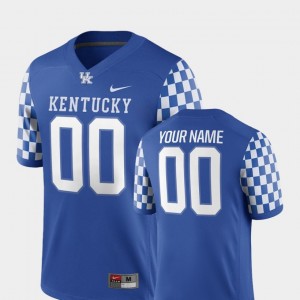 UK Customized Jerseys For Men College Football 2018 Game #00 Royal 175108-607