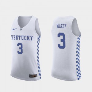 #3 Tyrese Maxey UK Jersey College Basketball Replica White For Men's 710354-980