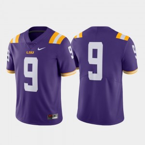 For Men College Football Purple LSU Jersey #9 Limited 416856-145