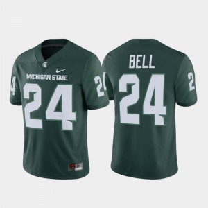 For Men's Alumni Player Game #24 Green Le'Veon Bell MSU Jersey 487012-788