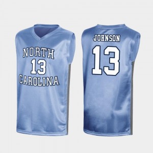#13 Mens Cameron Johnson UNC Jersey Royal Special College Basketball March Madness 680351-588