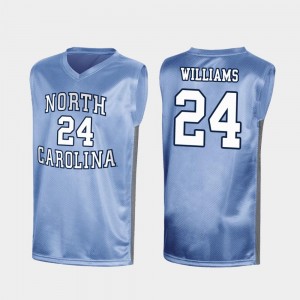 March Madness Special College Basketball #24 Men Kenny Williams UNC Jersey Royal 337224-698