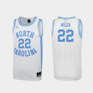 March Madness White Walker Miller UNC Jersey Special College Basketball #22 For Men's 369177-728