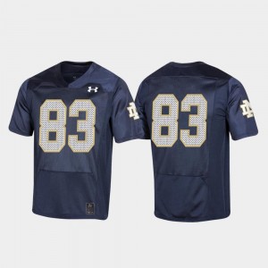 College Football #83 Men's 150th Anniversary Notre Dame Jersey Navy 614247-387