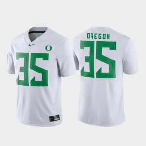 Oregon Jersey White Football Game Mens #35 184899-435