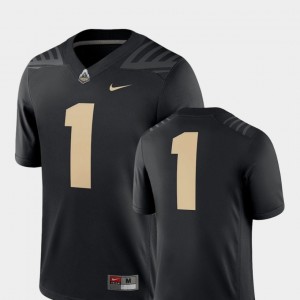 #1 Black College Football 2018 Game Mens Purdue Jersey 436867-825
