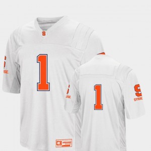 Syracuse Jersey For Men #1 College Football White Colosseum 384641-361