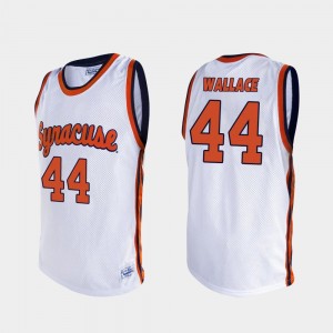 Mens White Alumni Basketball John Wallace Syracuse Jersey #44 402793-669