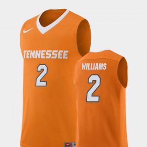 #2 Men Orange Grant Williams UT Jersey Replica College Basketball 267581-953