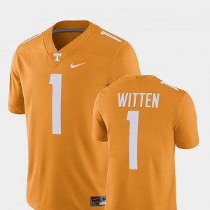 Player #1 Jason Witten UT Jersey Tennessee Orange Alumni Football Game For Men 927644-638