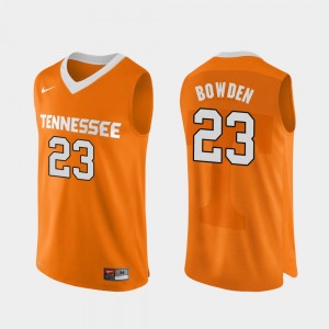 College Basketball Men Orange Authentic Performace Jordan Bowden UT Jersey #23 375258-123