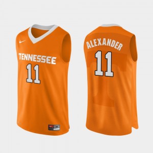Authentic Performace Kyle Alexander UT Jersey College Basketball Orange #11 For Men 452307-620