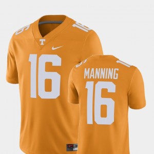 For Men #16 Peyton Manning UT Jersey Alumni Football Game Player Tennessee Orange 216613-310