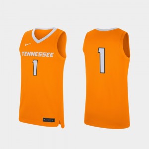 College Basketball UT Jersey Men #1 Replica Tennessee Orange 595771-830
