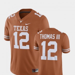 Alumni Football Game For Men's #12 Earl Thomas Texas Jersey Texas Orange Player 540228-233