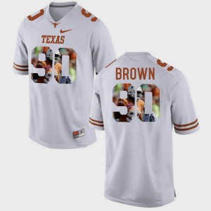 For Men #90 Malcom Brown Texas Jersey Pictorial Fashion White 503003-279