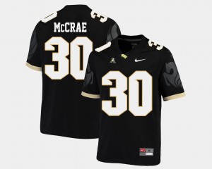 College Football American Athletic Conference Greg McCrae UCF Jersey #30 Men Black 366353-489