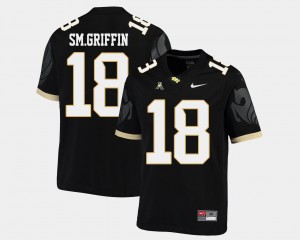Shaquem Griffin UCF Jersey Black College Football American Athletic Conference #18 Men's 873058-969