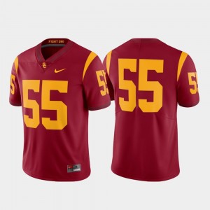 #55 Limited Cardinal For Men's USC Jersey College Football 303470-774