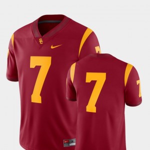 2018 Game Cardinal #7 USC Jersey College Football For Men 114110-191