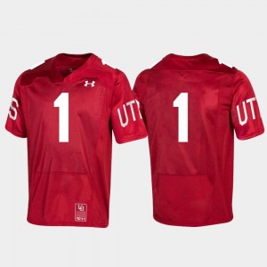 150th Anniversary College Football Special Game Utah Jersey For Men's Red #1 981548-158