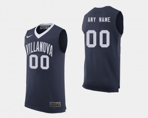College Basketball Villanova Custom Jersey #00 For Men's Navy 390300-238