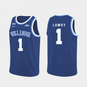 College Basketball Men's Authentic #1 Blue Kyle Lowry Villanova Jersey 353046-175