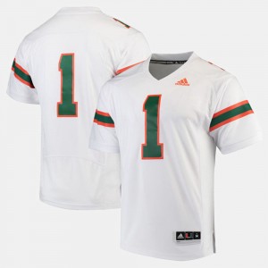 Mens 2017 Special Games #1 Miami Jersey White 314831-865