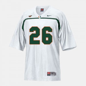College Football For Kids #26 Sean Taylor Miami Jersey White 156235-654