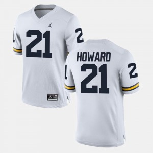 White desmond Howard Michigan Jersey Mens College Football #21 414953-460