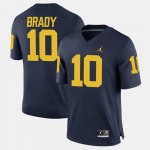 Navy Tom Brady Michigan Jersey #10 Alumni Football Game For Men's 243605-531