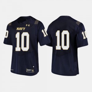 Mens #10 College Football Malcolm Perry Navy Jersey Navy 602038-992