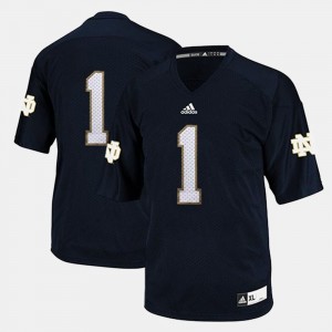 Youth(Kids) #1 College Football Louis Nix III Notre Dame Jersey Blue 756600-342