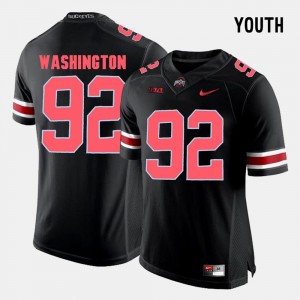 #92 Adolphus Washington OSU Jersey Kids Black College Football 642497-461