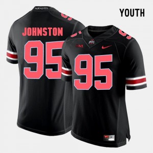 #95 College Football Kids Cameron Johnston OSU Jersey Black 900671-264