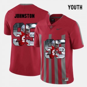 Pictorial Fashion #95 Red Cameron Johnston OSU Jersey Youth 525668-446