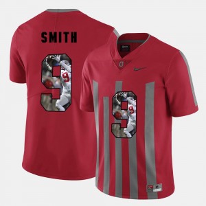 #9 Pictorial Fashion Devin Smith OSU Jersey Men Red 612139-636
