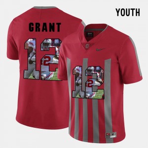 Red Youth(Kids) Pictorial Fashion Doran Grant OSU Jersey #12 665271-920