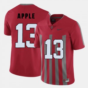 Eli Apple OSU Jersey #13 For Men's Red College Football 536754-379