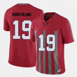 Eric Glover-Williams OSU Jersey #19 Men Red College Football 883463-519
