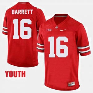 College Football Red Youth J.T. Barrett OSU Jersey #16 751533-923
