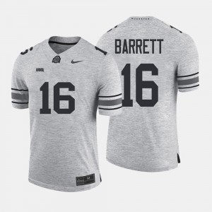 Gridiron Limited J.T. Barrett OSU Jersey #16 Gridiron Gray Limited For Men's Gray 911809-789